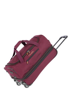 reistas Basics Wheeled Duffle 55 cm. Expandable donkerrood
