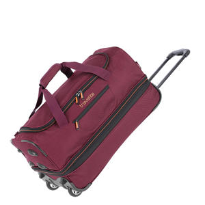 reistas Basics Wheeled Duffle 55 cm. Expandable donkerrood