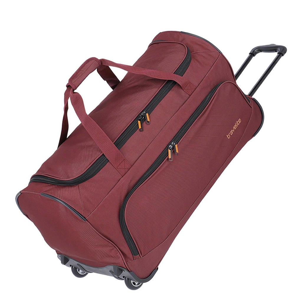 Travelite reistas Basics Fresh Trolley 71 cm. donkerrood