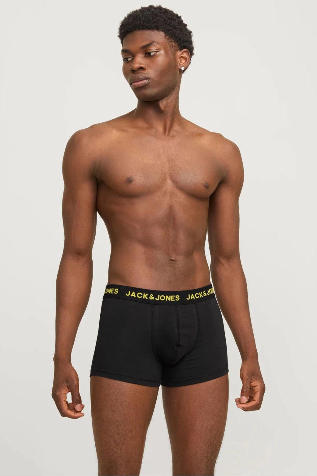 JACK & JONES ADDITIONALS boxershorts - zwart (set van 5)