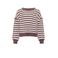 KIDS ONLY GIRL gestreepte trui KOGNEWPIUMO roest/wit