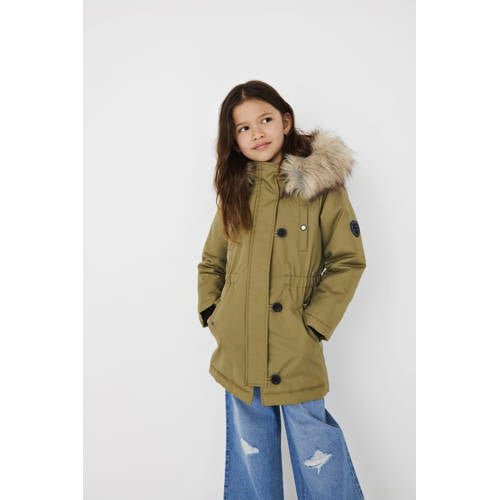 KIDS ONLY GIRL winterjas KOGIRIS lichtgroen afbeelding