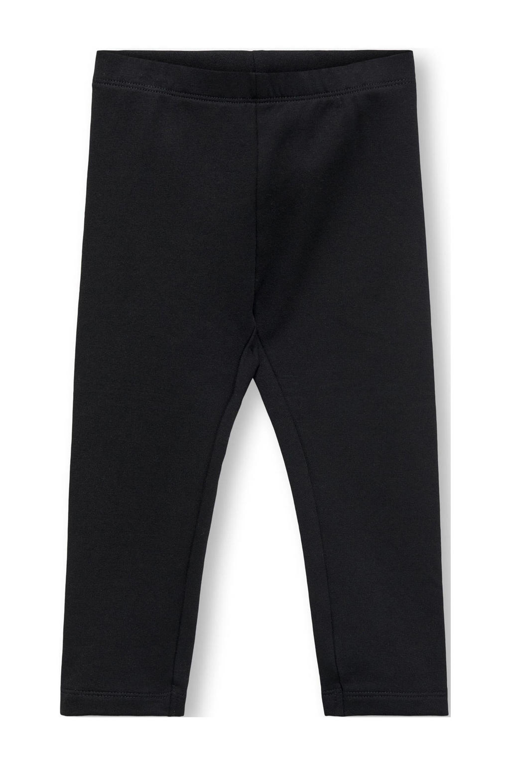 Zwarte meisjes KIDS ONLY MINI legging van stretchkatoen met elastische tailleband