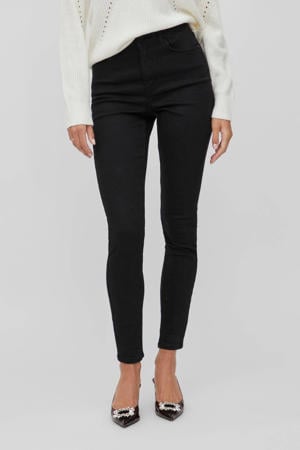 high waist skinny jeans VISALLY black denim