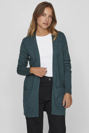 gebreid vest VIRIL donkergroen