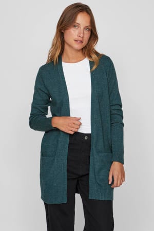 gebreid vest VIRIL donkergroen