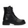 Sacha leren veterboots zwart