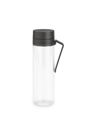 Make & Take waterfles - met Zeef - 0,5 l - Dark Grey
