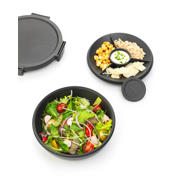 thumbnail: Brabantia Make & Take salade lunchkom 1,3 liter, kunststof - Dark Grey