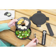 thumbnail: Brabantia Make & Take salade lunchkom 1,3 liter, kunststof - Dark Grey