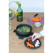 thumbnail: Brabantia Make & Take salade lunchkom 1,3 liter, kunststof - Dark Grey