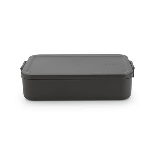 Brabantia Make & Take Bento Lunchbox - Large - Kunststof - Dark Grey afbeelding