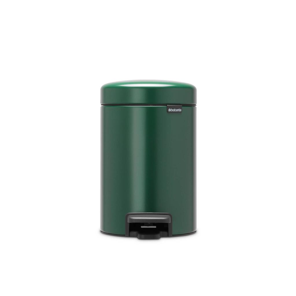 Brabantia Brabantia NewIcon Pedaalemmer, 3 liter, kunststof binnenemmer - Pine Green (3 liter)
