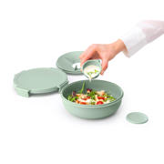 thumbnail: Brabantia Make & Take salade lunchkom 1,3 liter, kunststof - Jade Green