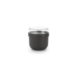 Make & Take ontbijtkom - 0,5 l - Kunststof - Dark Grey 