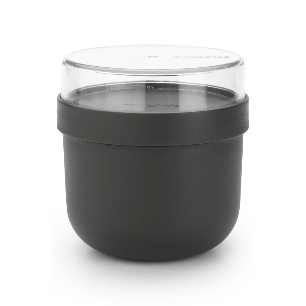Brabantia Make & Take yoghurtbeker - 0,5 l - Kunststof - Dark Grey