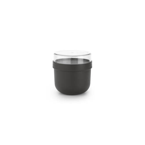 Brabantia Make & Take ontbijtkom - 0,5 l - Kunststof - Dark Grey afbeelding