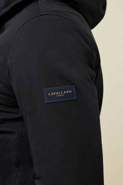 Cavallaro Napoli softshell jas COSTANZO met logo black | wehkamp