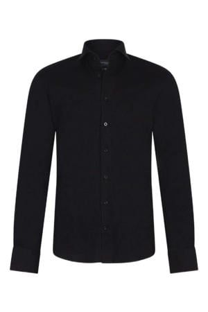 slim fit overhemd black
