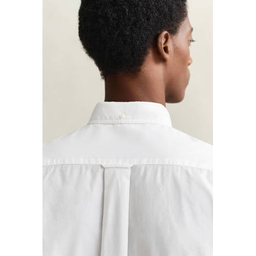 GANT regular fit overhemd met logo en borduursels white afbeelding
