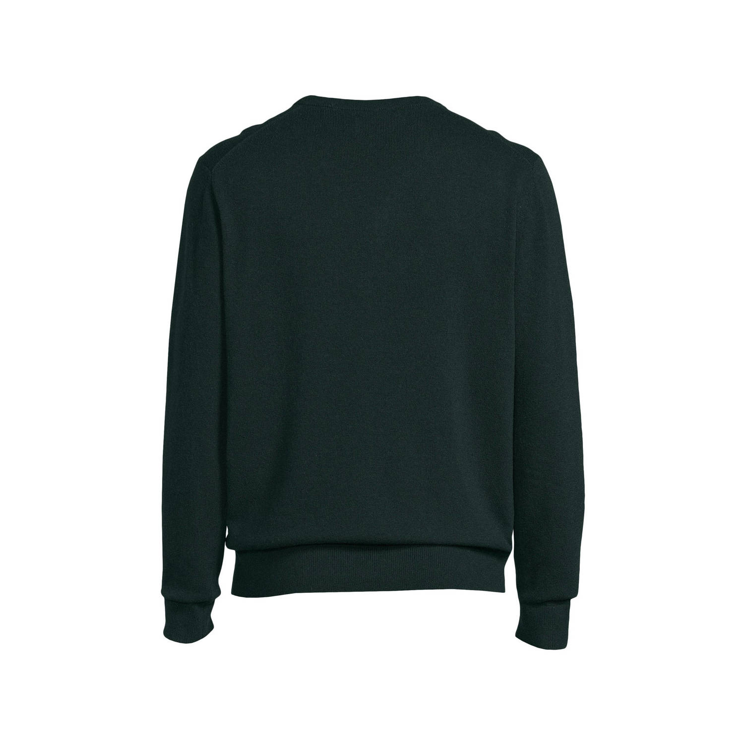 GANT wollen pullover met logo tartan green