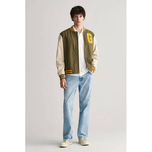 GANT regular fit polo Shield met logo white afbeelding