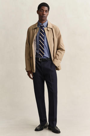 regular fit oxford overhemd blauw