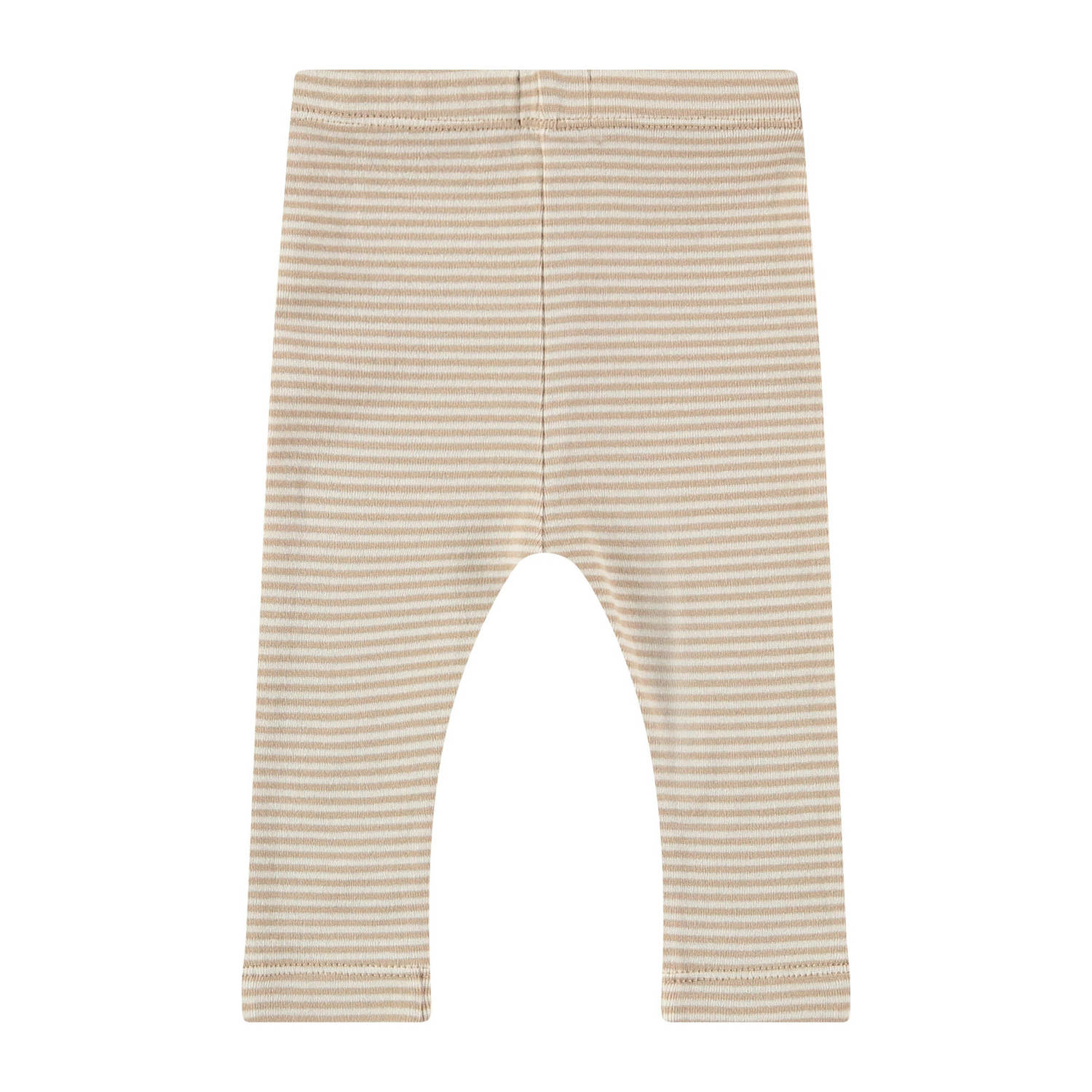 Babyface baby gestreepte regular fit broek beige Jongens Stretchkatoen (duurzaam) 50