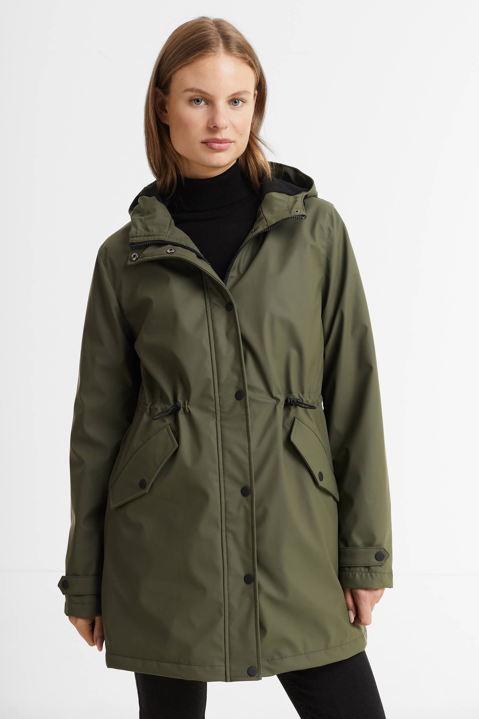 Regenjas best sale dames parka