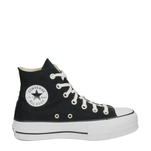 Converse Chuck Taylor All Star Platform High Top canvas sneakers zwart afbeelding