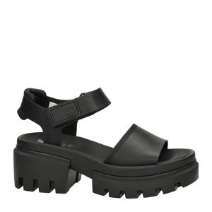 Everleigh Ankles  leren sandalen zwart