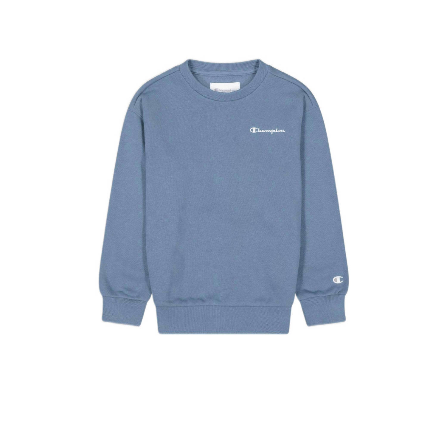 Champion sweater zachtblauw 122 128