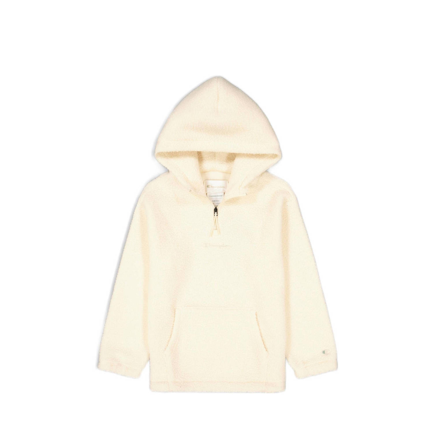 Champion hoodie beige Sweater Jongens Fleece Capuchon Effen 158 164