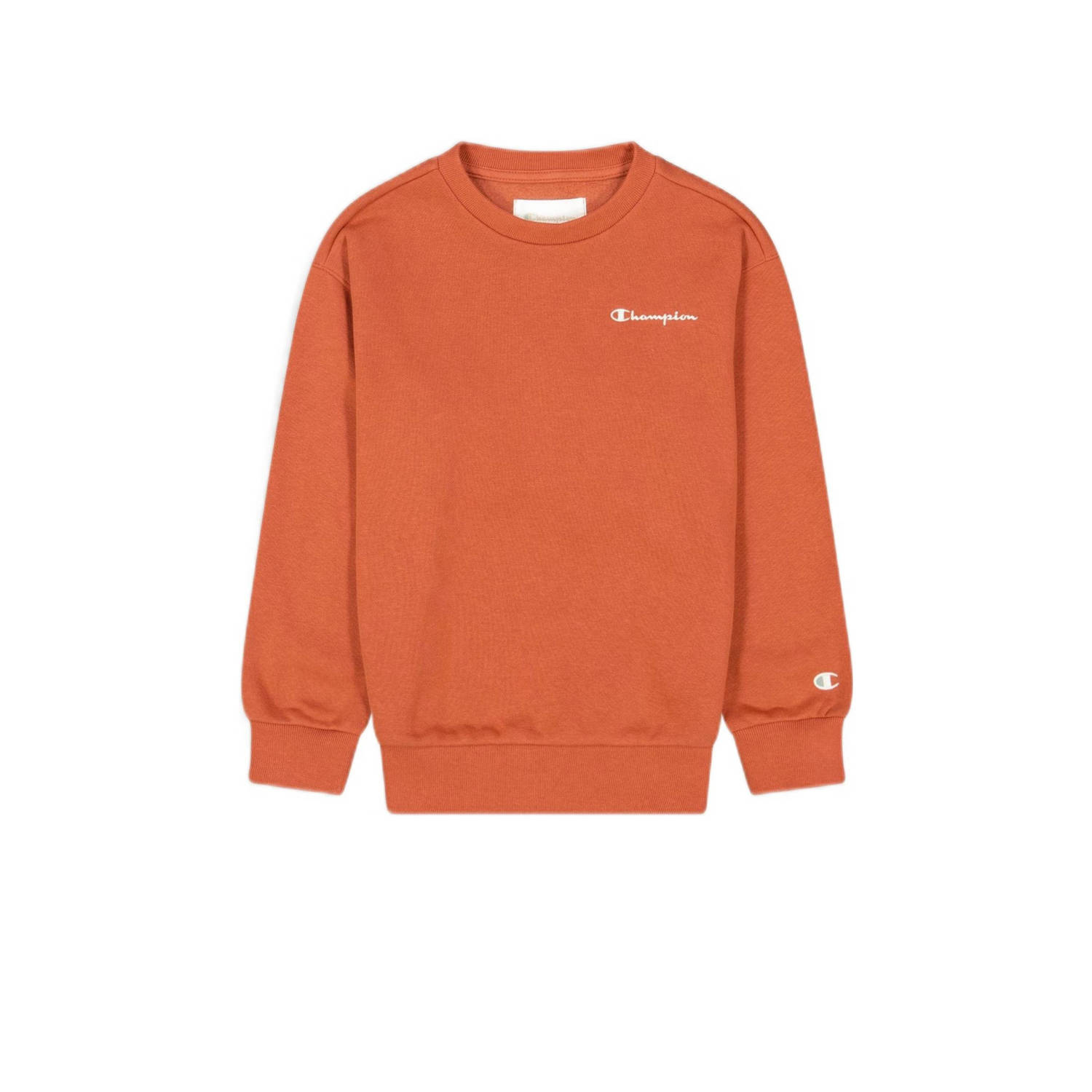 Champion sweater terra Oranje Effen 170 176 | Sweater van