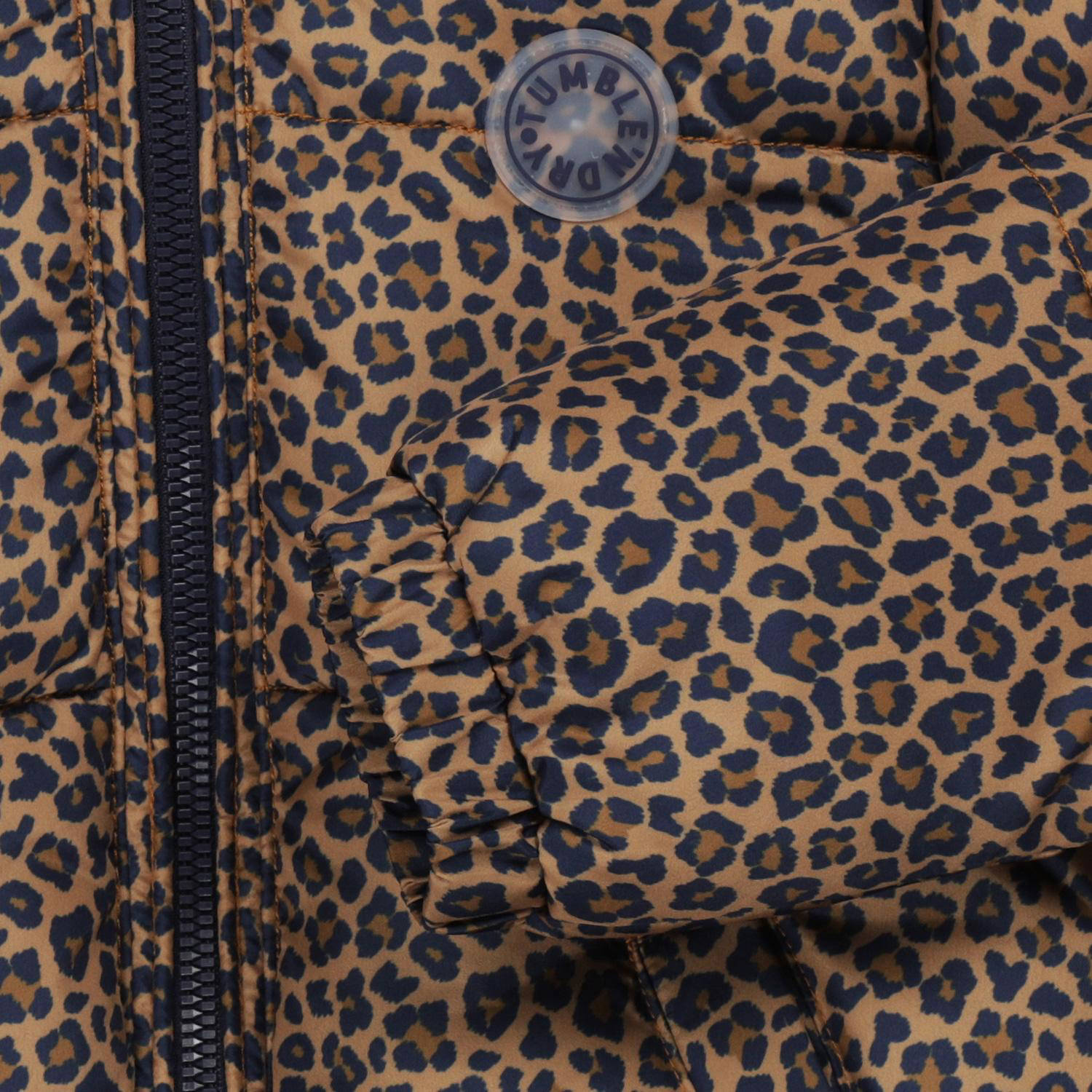 Tumble 'n Dry Lo gewatteerde winterjas Villach van polyester bruin