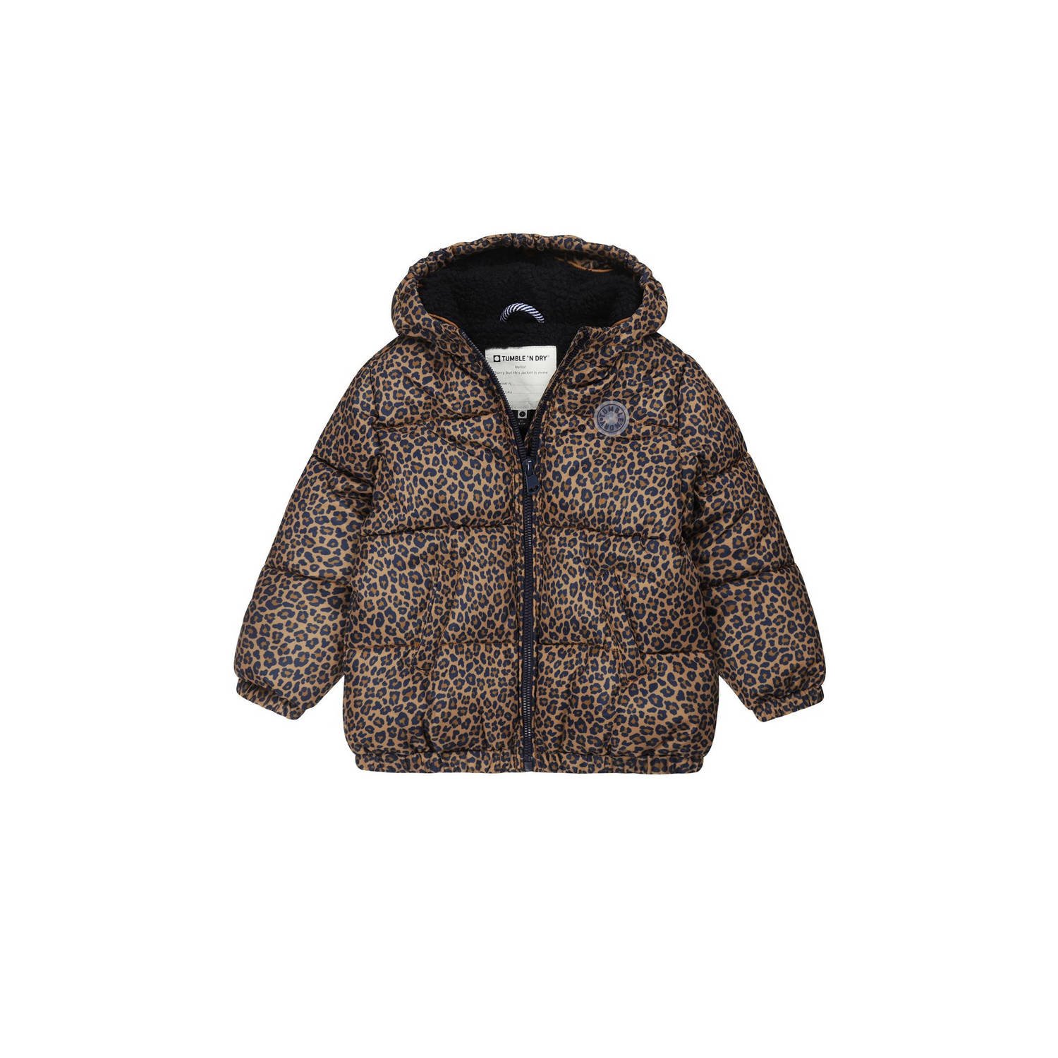 Tumble 'n Dry Lo gewatteerde winterjas Villach van gerecycled polyester bruin Meisjes Gerecycled polyester (duurzaam) Capuchon 86