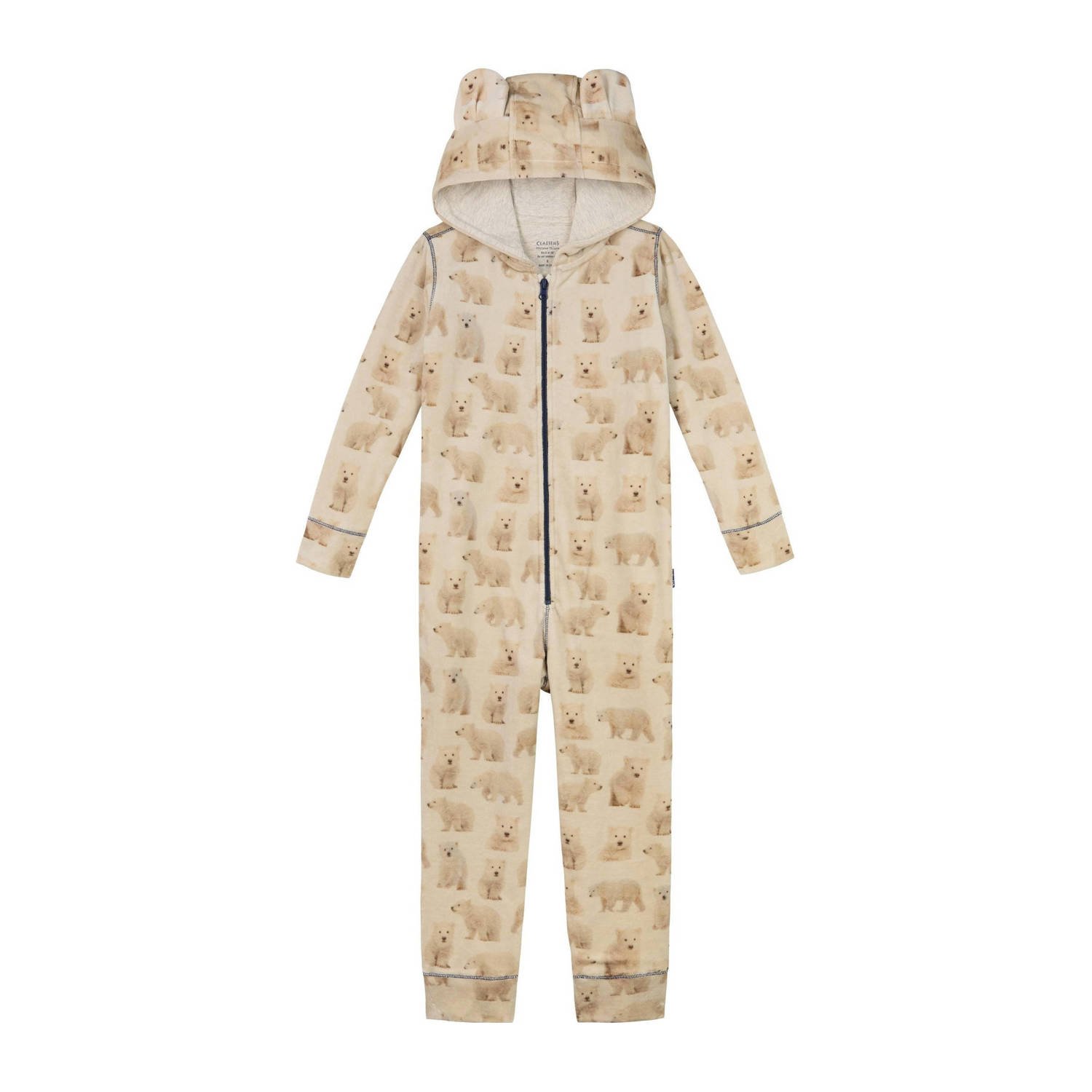 Claesen's onesie all over print beige