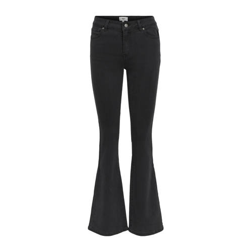 OBJECT low waist flared jeans OBJNAIA black denim