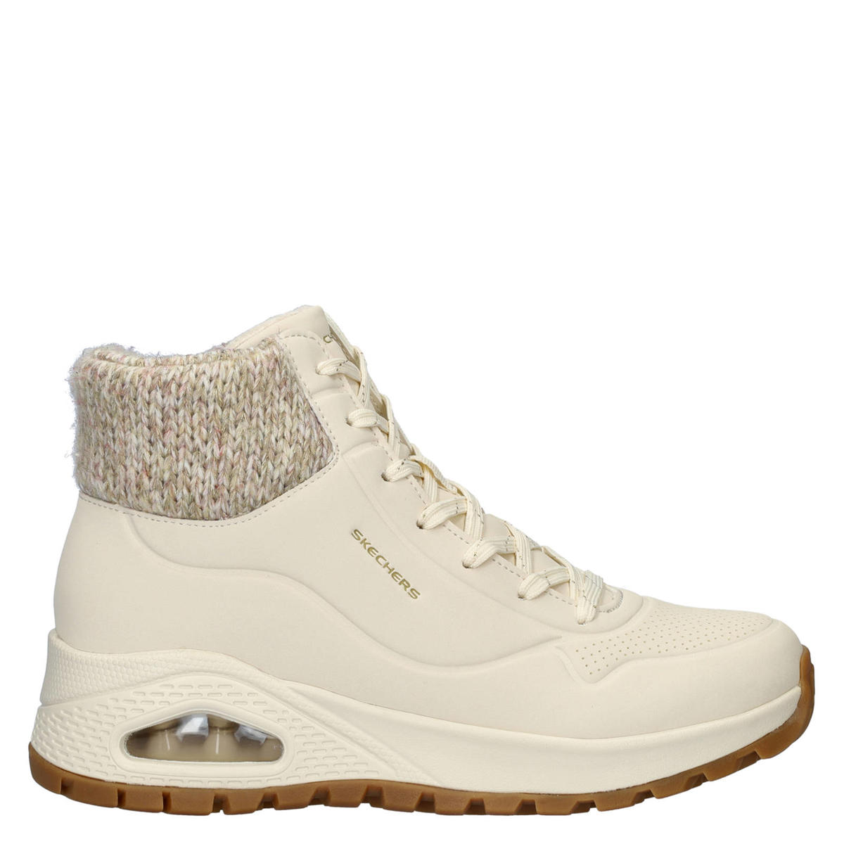 Skechers Uno Rugged gevoerde sneakers ecru | wehkamp