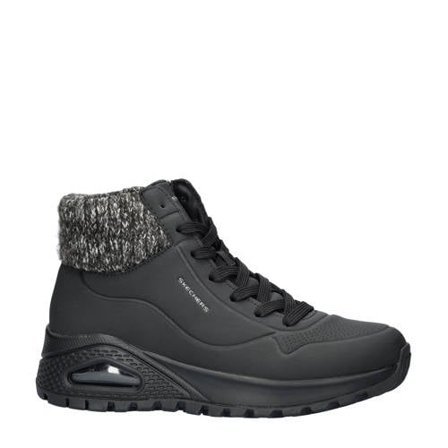 Skechers Uno Rugged gevoerde sneakers zwart afbeelding