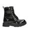 Nelson Kids lak veterboots met glitters zwart
