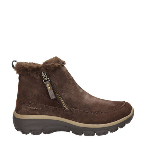 Skechers Easy Going suède enkelboots bruin afbeelding