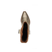 thumbnail: Nelson leren cowboylaarzen goud metallic