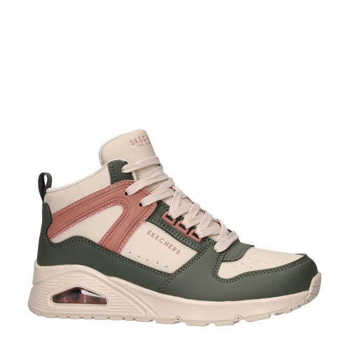 Skechers Uno High Regard sneakers groen/roze afbeelding