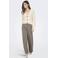 JDY high waist wide leg broek JDYGEGGO taupe