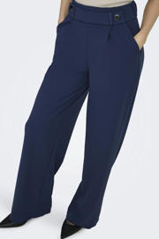 thumbnail: JDY high waist wide leg broek JDYGEGGO donkerblauw