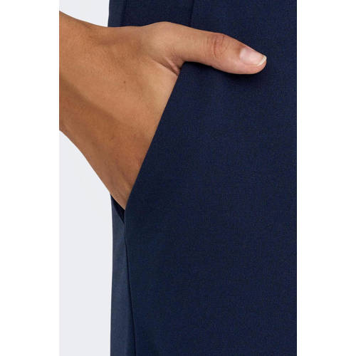 JDY high waist wide leg broek JDYGEGGO donkerblauw afbeelding