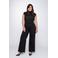 Fox Factor high waist wide leg jeans DIXI black denim