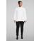 Plus Basics blouse van travelstof wit