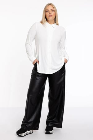 blouse DOLCE van travelstof ecru
